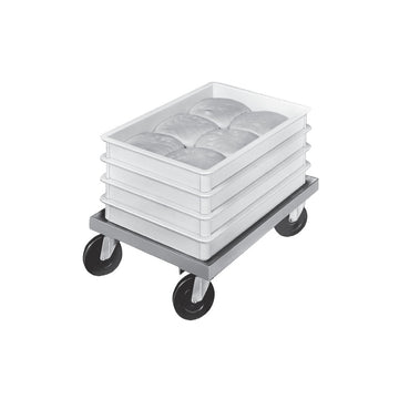 Channel Manufacturing Inc. PBD Aluminum Dough Box Dolly, 17 3/4" x 25 1/4", Gray - Default Title