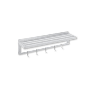 Channel Manufacturing Inc. Aluminum Wall Shelf, 12" Wide, Silver - 48"