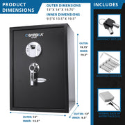 Barska AX11650 Steel Safe, 1.45 cu. ft., Black - photo 8