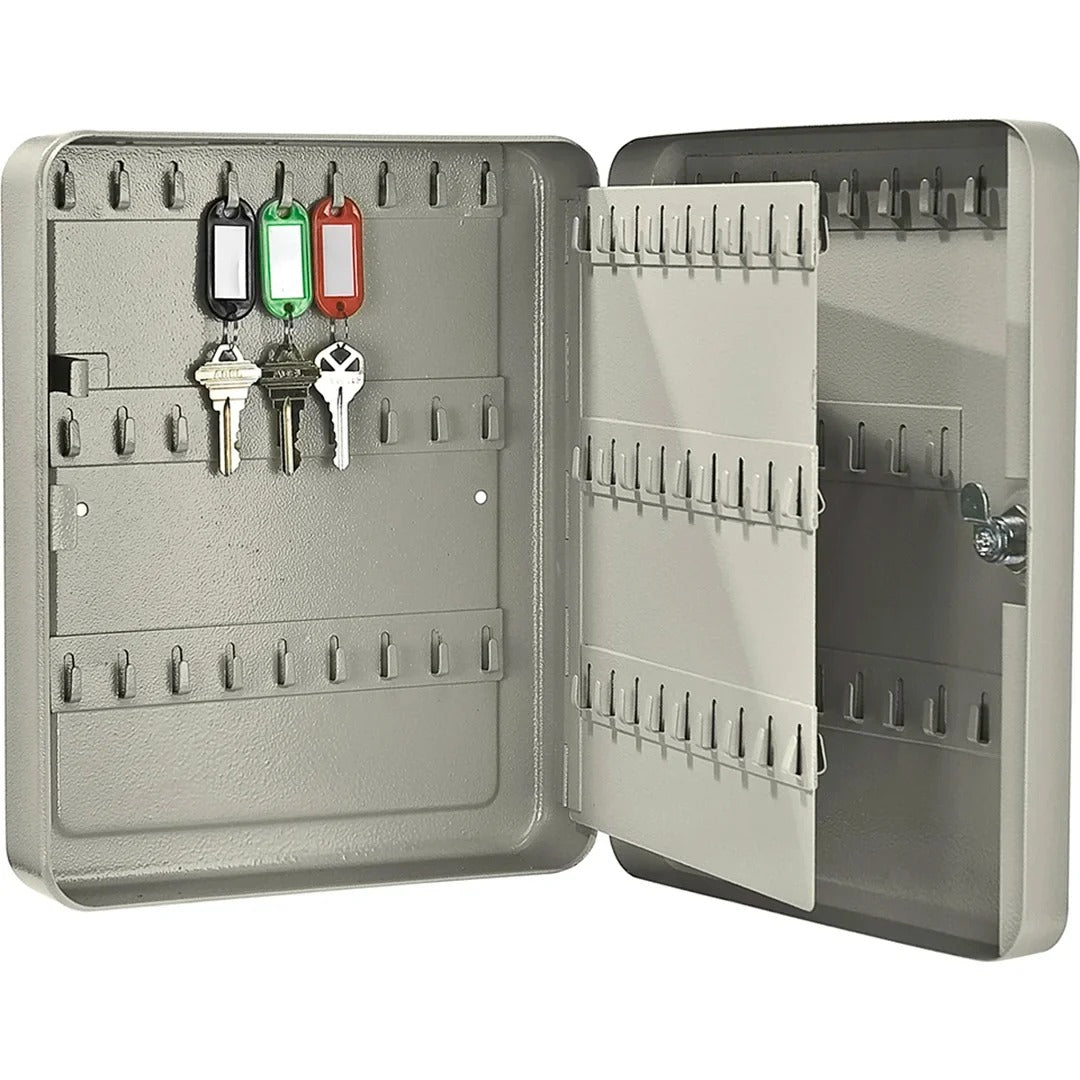 Barska AX11694 Steel Key Cabinet, 0.1979 cu. ft. 105 Keys, Gray - photo 4