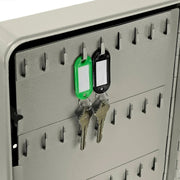 Barska AX11694 Steel Key Cabinet, 0.1979 cu. ft. 105 Keys, Gray - photo 6
