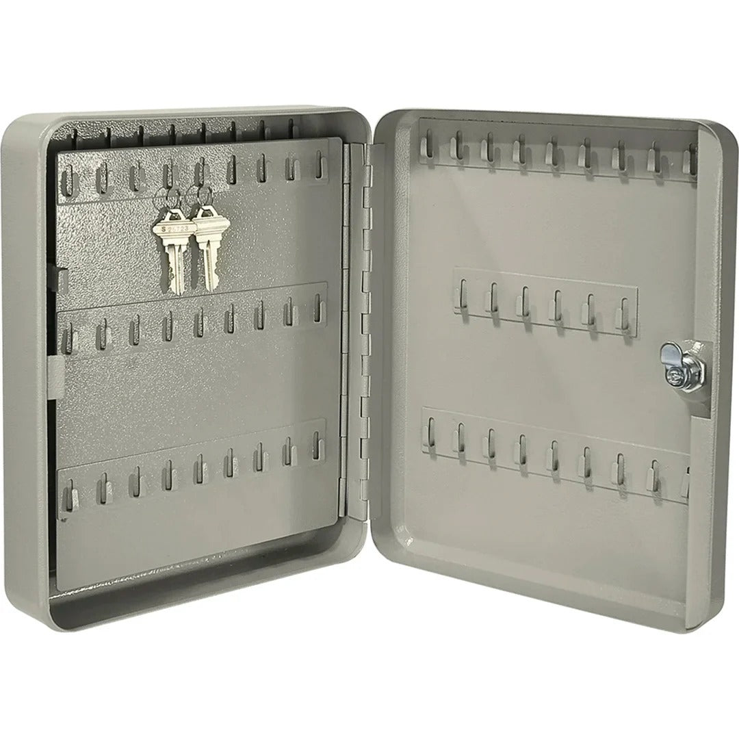 Barska AX11694 Steel Key Cabinet, 0.1979 cu. ft. 105 Keys, Gray - Default Title
