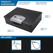 Barska AX11910 Steel Box, 0.49 cu. ft., Black - photo 5