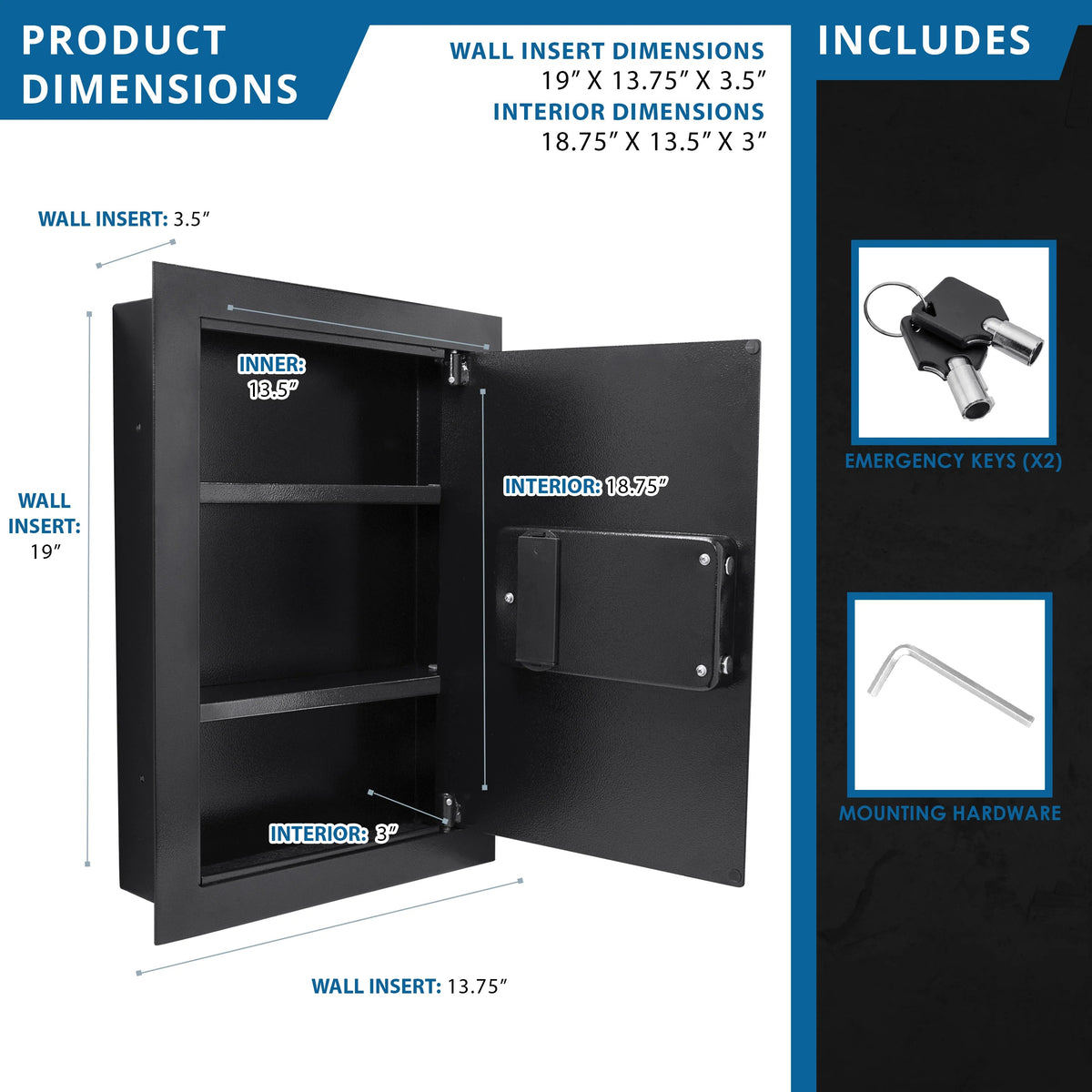 Barska Steel Safe, 0.52 cu. ft., Black - photo 4