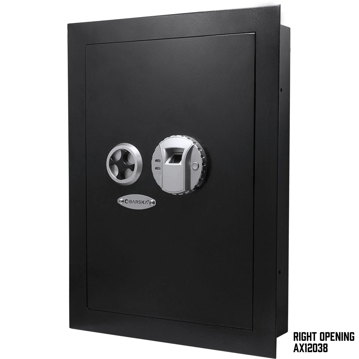 Barska Steel Safe, 0.52 cu. ft., Black - Right-Opening