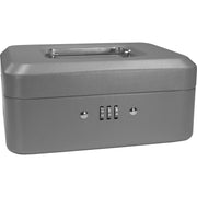 Barska Steel Cash Box, Gray - 8"