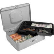 Barska Steel Cash Box, Gray - 10"