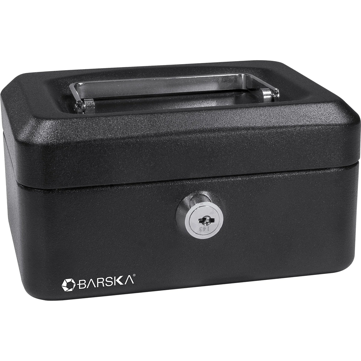 Barska Steel Cash Box, Black - photo 2