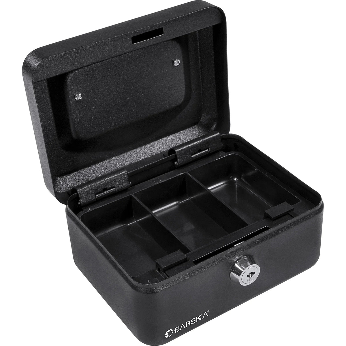 Barska Steel Cash Box, Black - photo 4