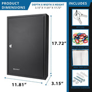 Barska Steel Key Cabinet, Black - photo 4
