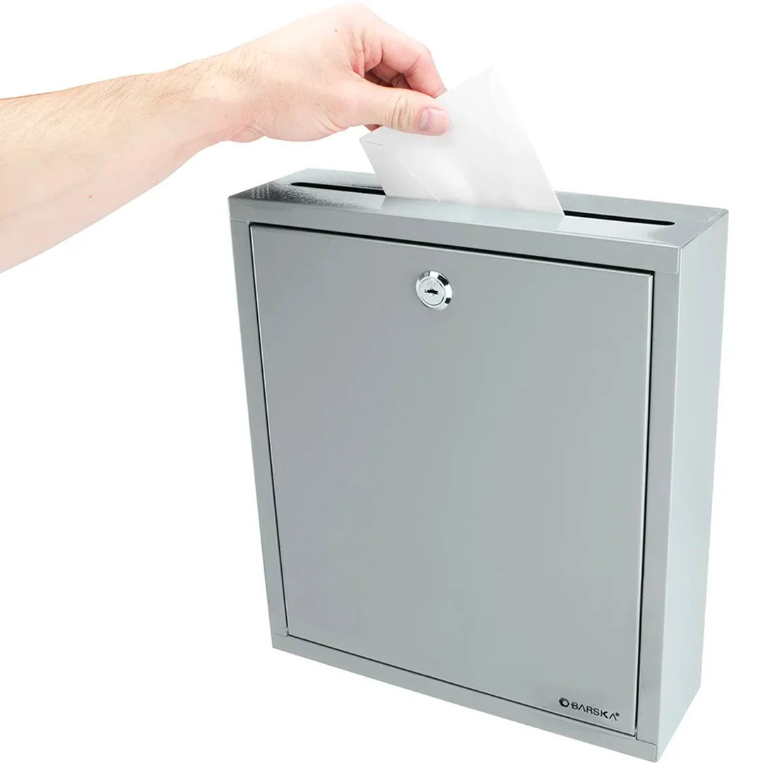 Barska CB12712 Steel Drop Box, 11 1/2" Wide, Gray - photo 6