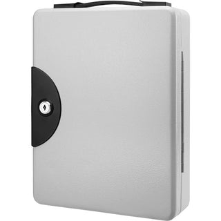 Barska CB12948 Steel Key Cabinet, 50 Keys, Gray - Default Title