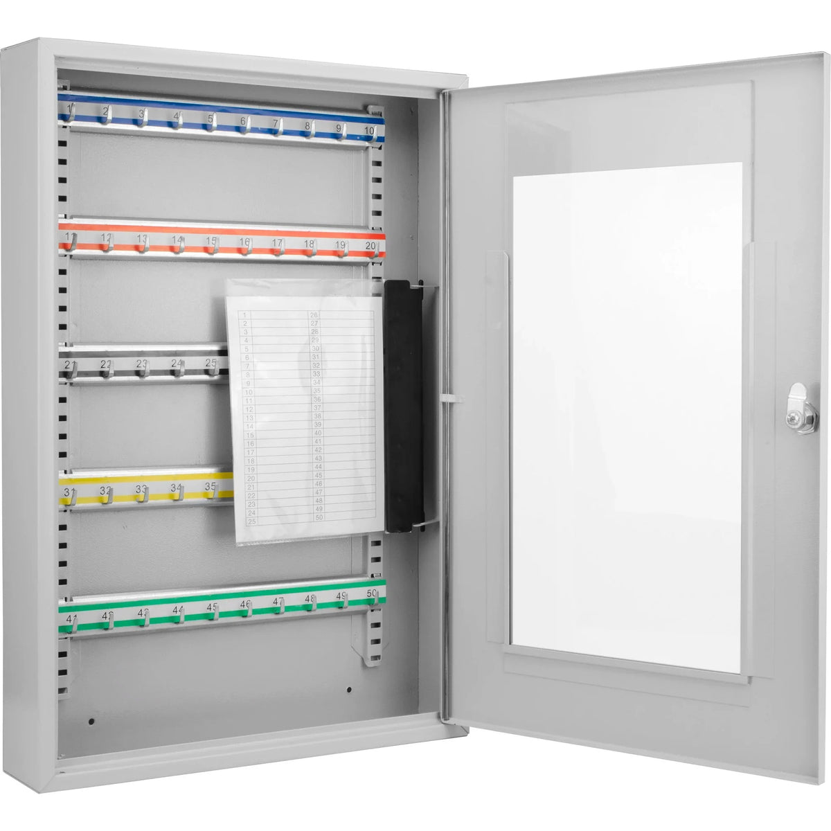 Barska CB12950 Steel Key Cabinet, 50 Keys, Gray - photo 4