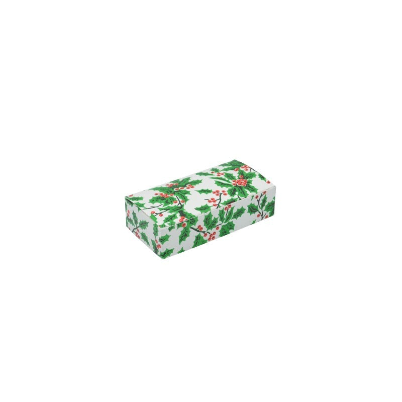 Simplex Paperboard Candy Box, 2 5/16" x 4 1/2", 250/Case - Holly Holiday