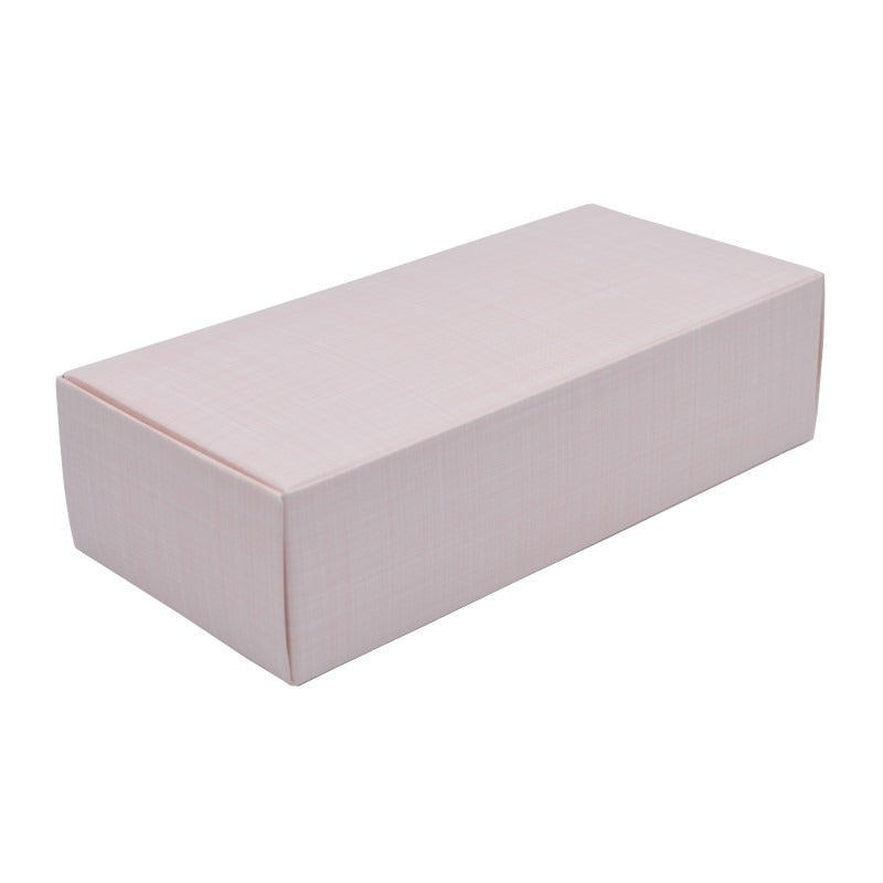 Simplex Paperboard Candy Box, 3 3/8" x 7 1/8", 250/Case - 1-Piece Pink Linen