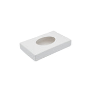 Simplex Paperboard Candy Box, 4 3/8" x 7", White, 250/Case - Oval