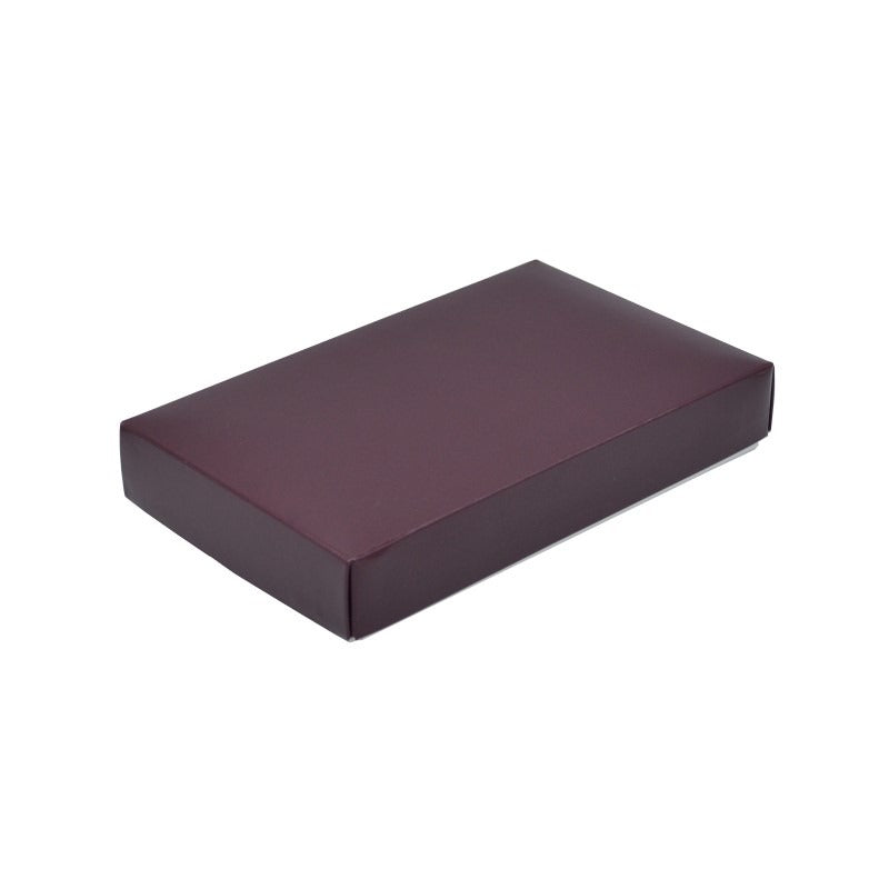 Simplex Paperboard Candy Box, 7" Long - Maroon 250/Case