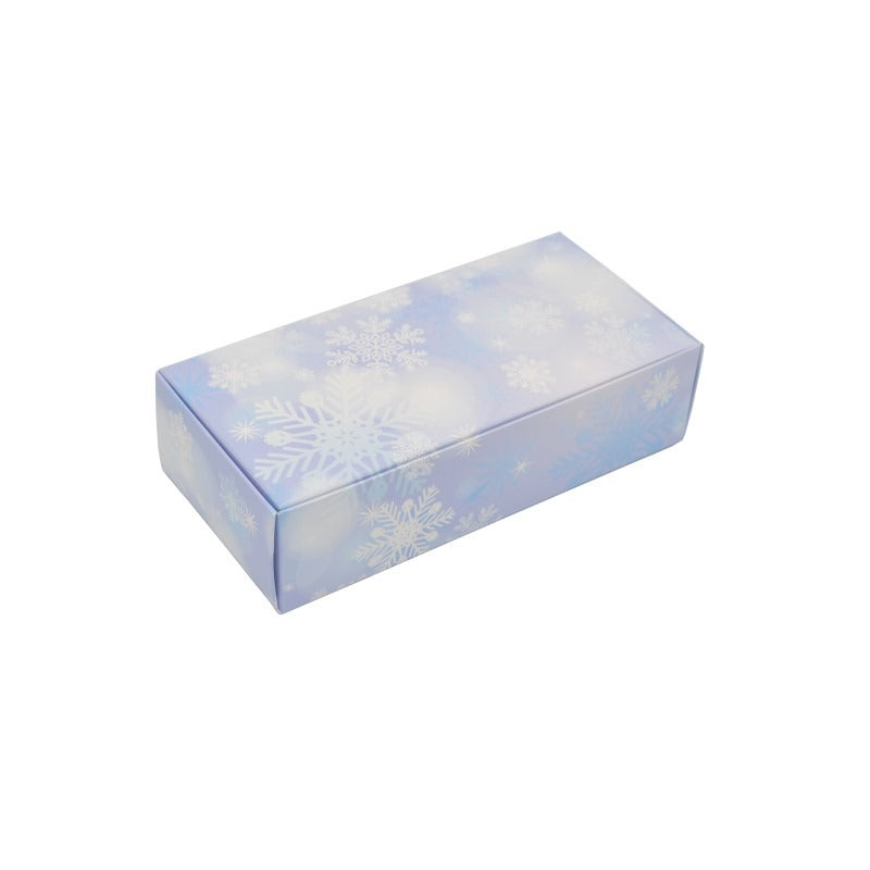Simplex Paperboard Candy Box, 3 3/8" x 7 1/8", 250/Case - 1-Piece Snowflakes Print