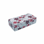 Simplex Paperboard Candy Box, 3 3/8" x 7 1/8", 250/Case - 1-Piece Contemporary Poinsettia Holiday