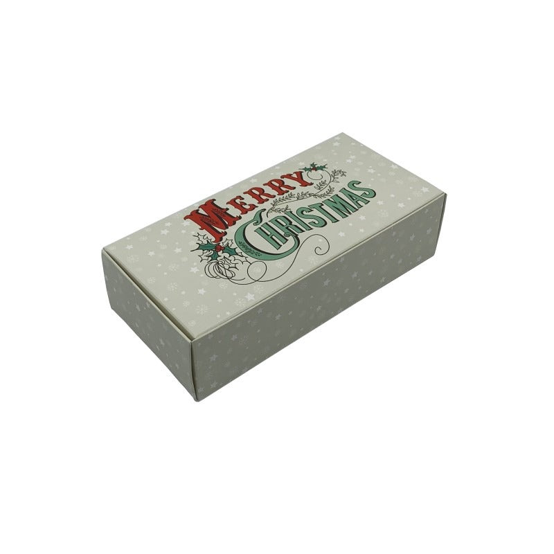 Simplex Paperboard Candy Box, 3 3/8" x 7 1/8", 250/Case - 1-Piece Merry Christmas