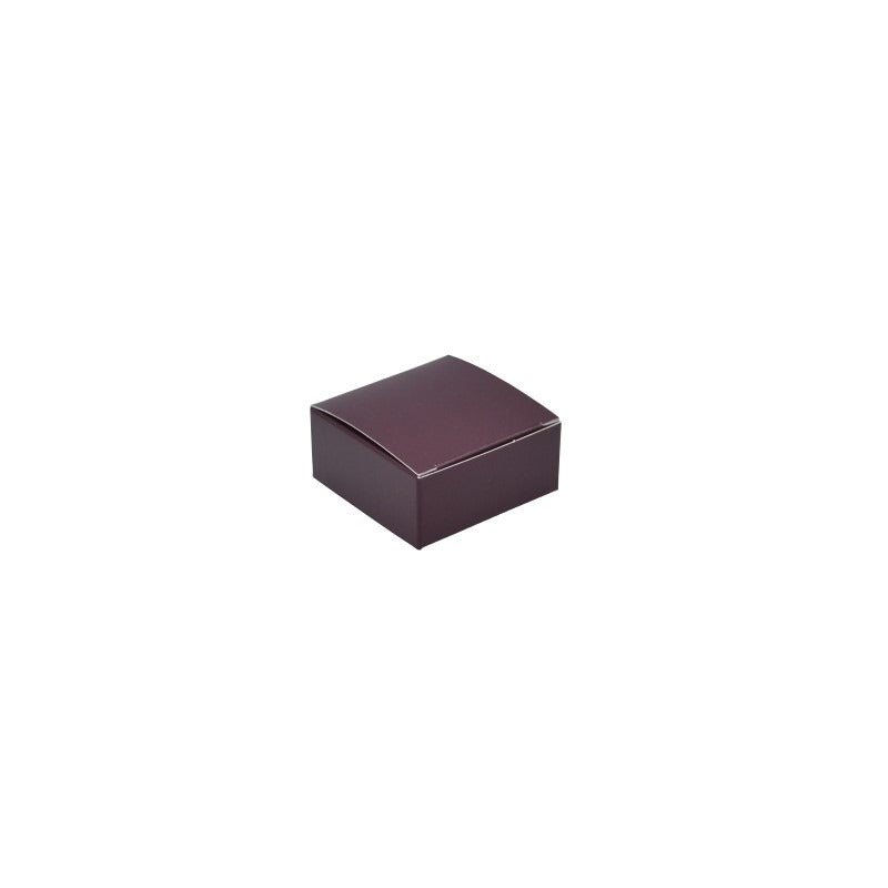 Simplex Candy Box, 2 1/2" x 2 1/2", 250/Case - Maroon