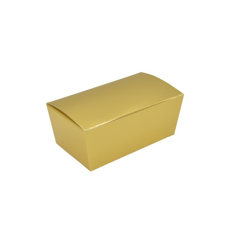 Simplex Paperboard Candy Box, Gold, 250/Case - 5 7/8"