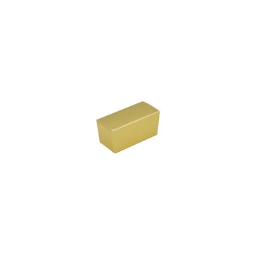 Simplex Paperboard Candy Box, Gold, 250/Case - 2 13/16"