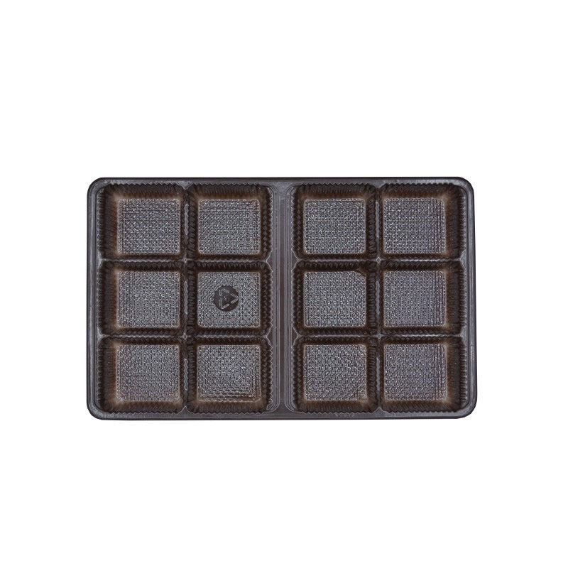Simplex Candy Tray, 4 1/4" x 6 7/8", 250/Case - Brown