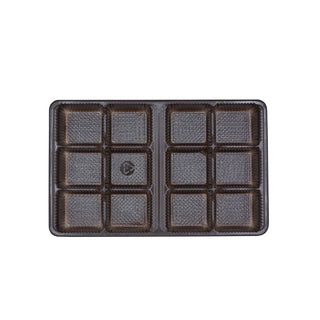 Simplex Candy Tray, 4 1/4" x 6 7/8", 250/Case - Brown