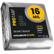 ProTarp PT-101 Poly Tarp, Silver - 24' x 24'