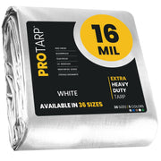 ProTarp PT-104 Poly Tarp, White - 30' x 60'