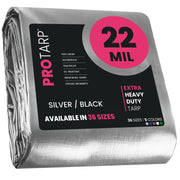 ProTarp PT-201 Poly Tarp, Silver - 40' x 60'