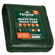 Tarpco Safety TS-203 Poly Tarp, Green - 100' x 100'