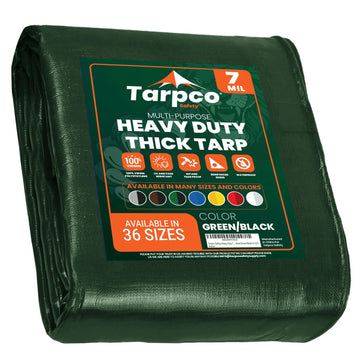 Tarpco Safety TS-203 Poly Tarp, Green - 100' x 100'