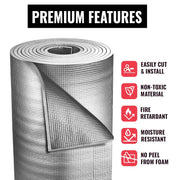 SEALTECH Aluminum Foil Insulation Roll, 48" x 50', Silver - photo 3
