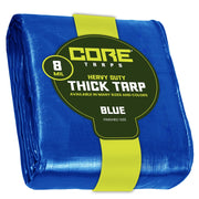 Core Tarps CT-405 Poly Tarp, Blue - 100' x 100'