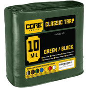 Core Tarps CT-603 Poly Tarp, Green - 18' x 24'