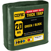 Core Tarps CT-703 Poly Tarp, Green - 18' x 24'