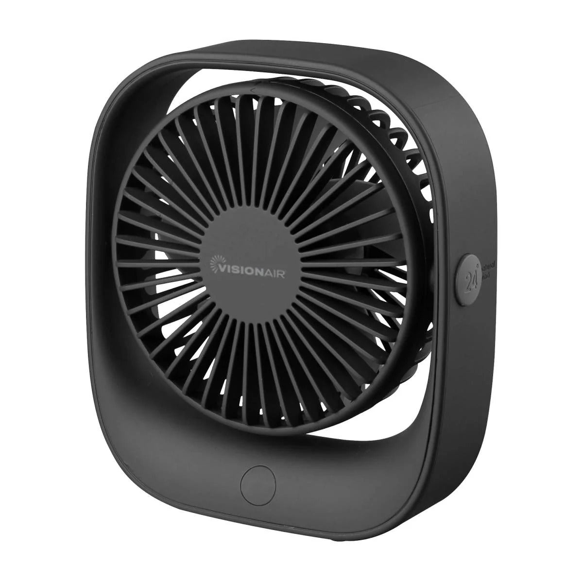 VisionAir 1VAFDR5 Plastic Fan, 5" Wide, Black - photo 2