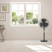 VisionAir 1VAFP18R Plastic Pedestal Fan, 28 1/2" Wide, 120V - photo 3