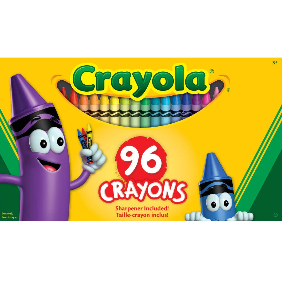 Crayola Crayon Box, Assorted - 96 Colors