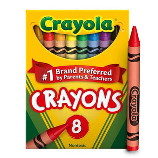Crayola Crayon Box, Assorted - 8 Colors