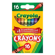 Crayola Crayon Box, Assorted - 16 Colors