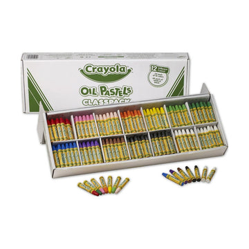 Crayola 524629 Oil Pastels, 12 Colors, Assorted - Default Title