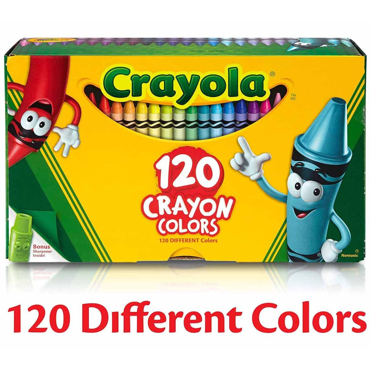 Crayola Crayon Box, Assorted - 120 Colors