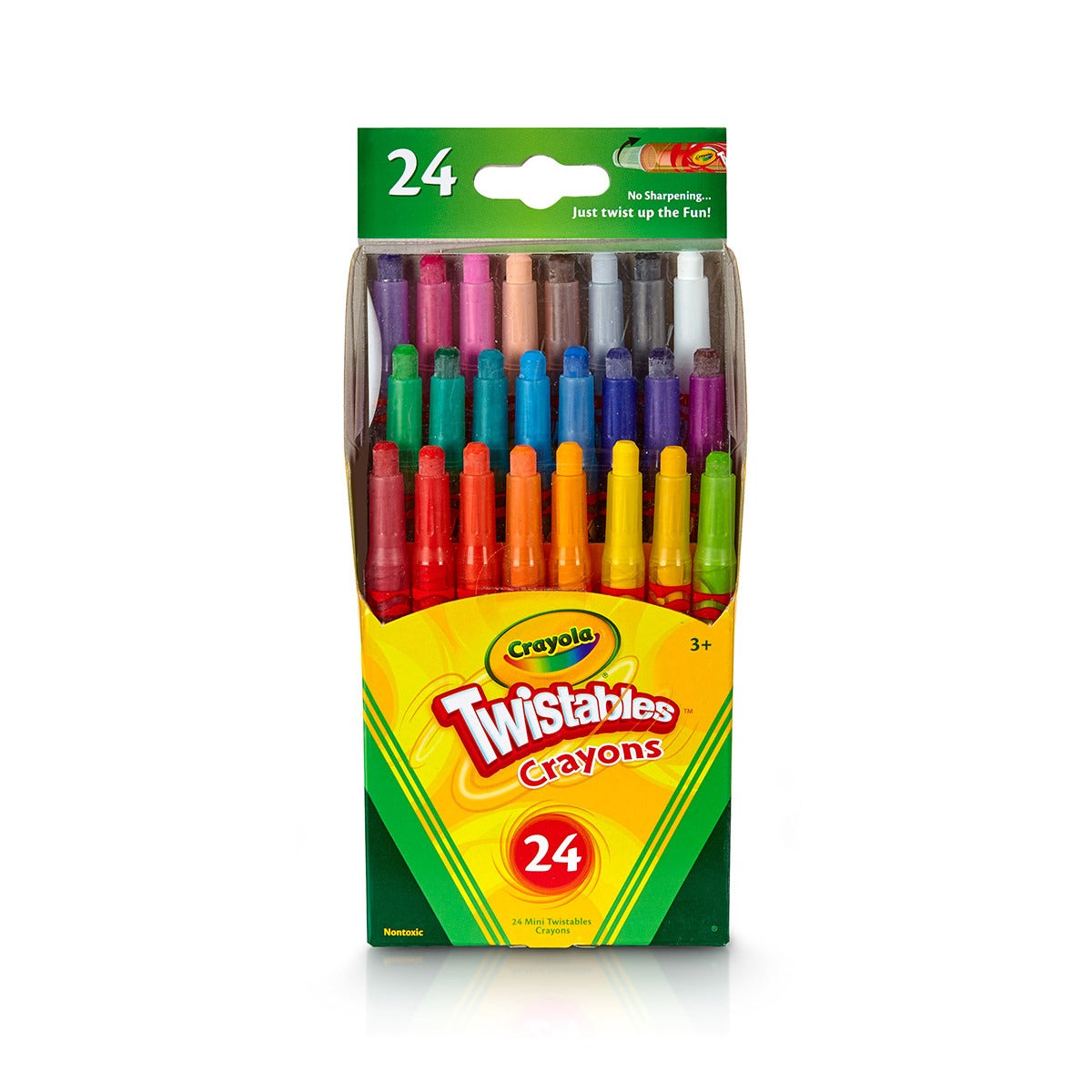 Crayola 529724 Wax Crayon, 24 Colors, Assorted - Default Title