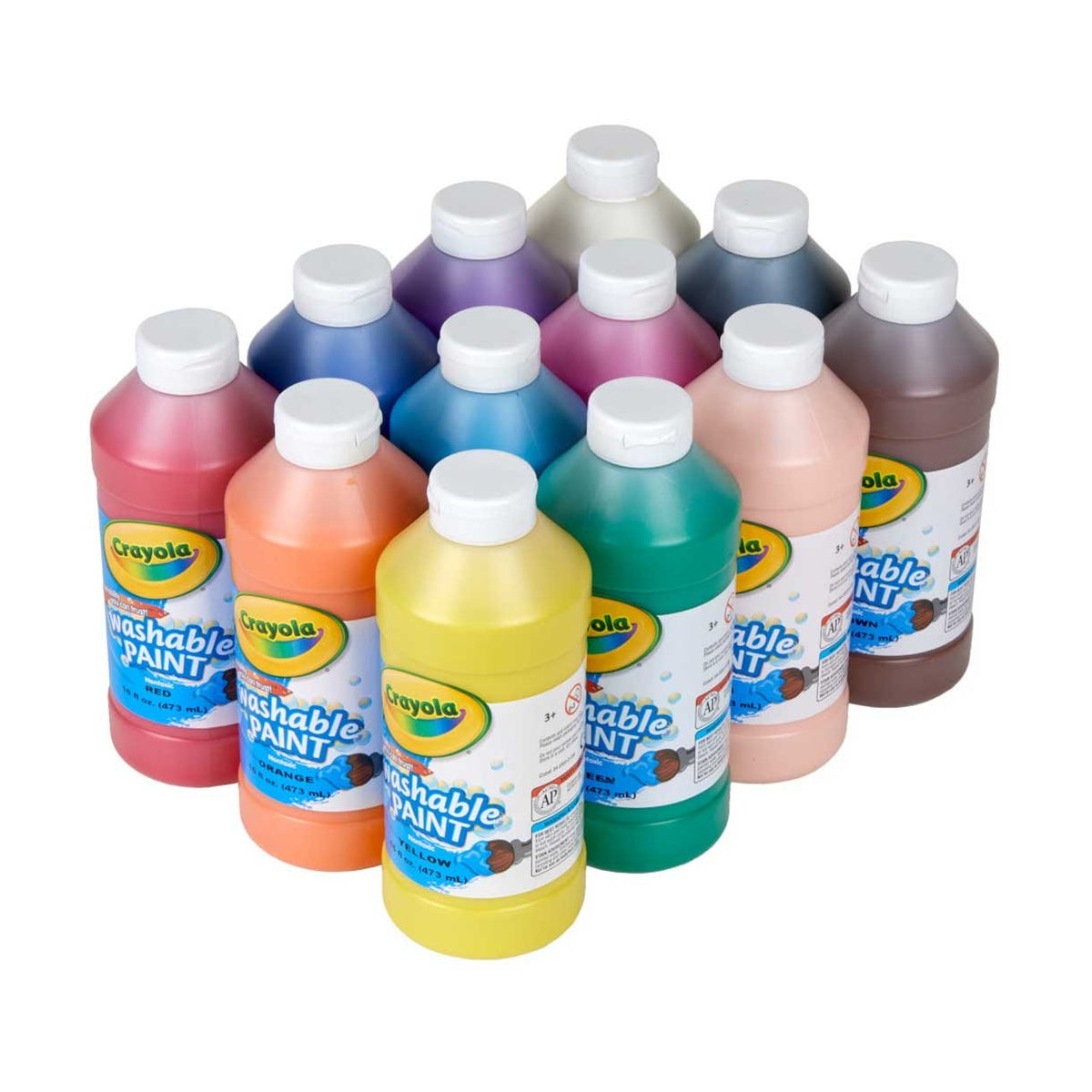 Crayola 549718 Paint, 12 Colors, Assorted - photo 2