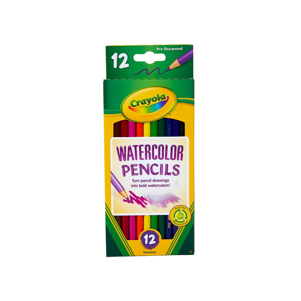 Crayola Pencil Box, Assorted - 12 Colors