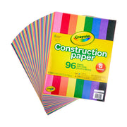 Crayola 993000 Construction Paper, 9" x 12", Assorted, 96/Pack - photo 2