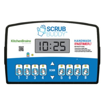 Kitchen Brains SCRUB_BUDDY Plastic Kitchen Timer, 7 5/8" Wide, Blue - Default Title